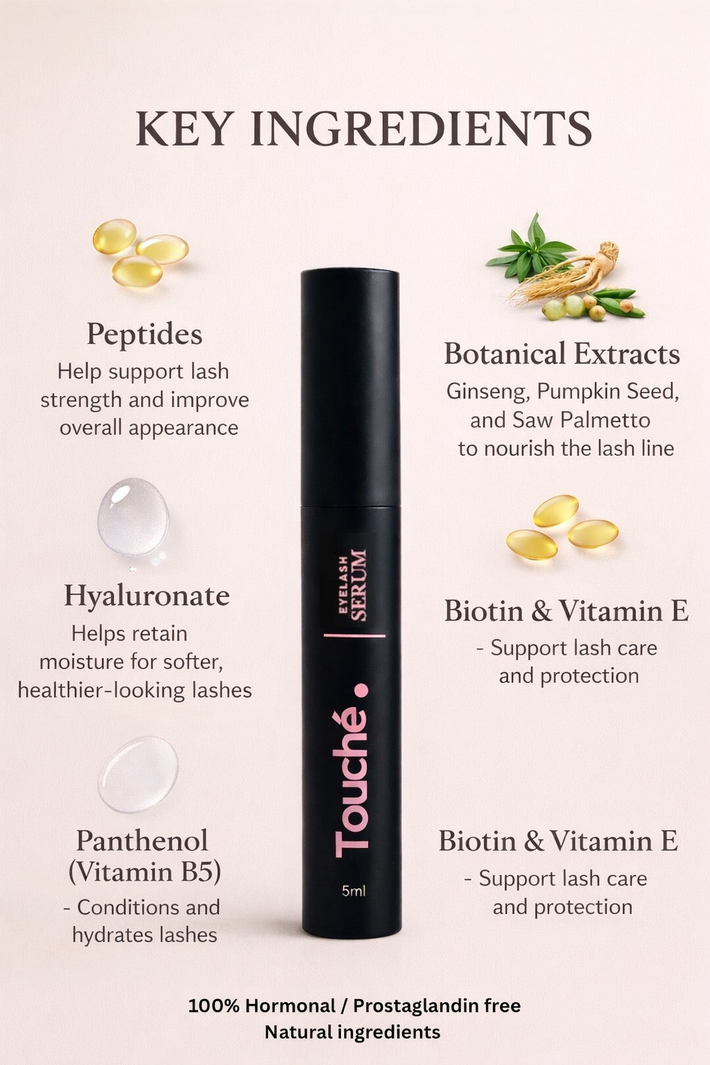 Touché eyelash serum